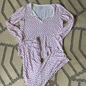Roller rabbit heart pajamas